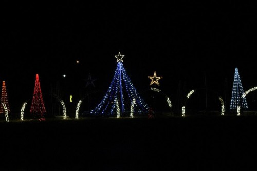 Minivan Express Christmas Lights Display