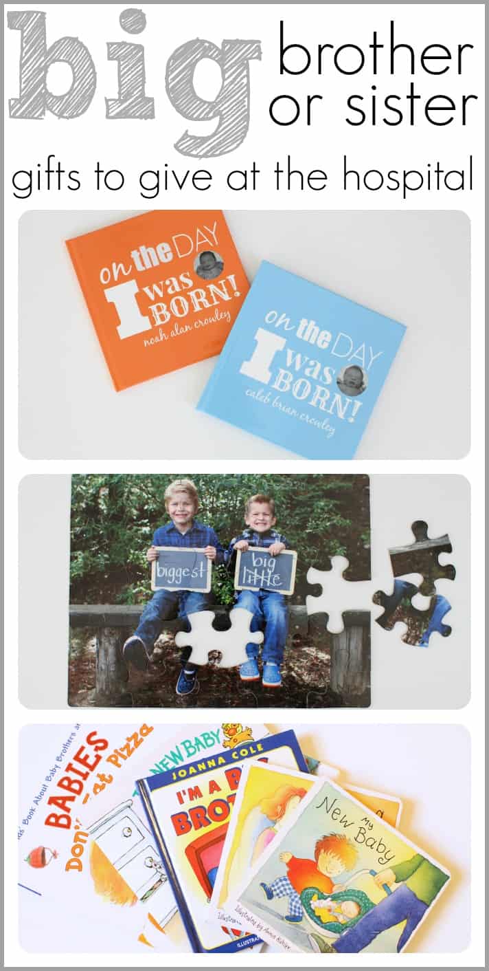 Big Sister or Big Brother Gifts to Give Older Siblings at the