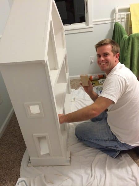 diy dollhouse bookcase