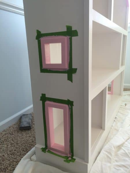 How to build a DIY dollhouse bookshelf