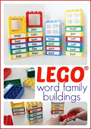 LEGO Word Family Buildings