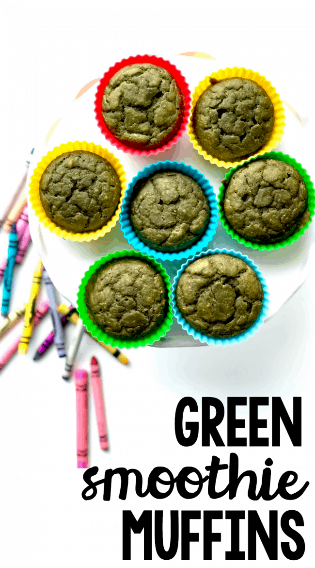 Green Smoothie Muffins- perfect after school snack