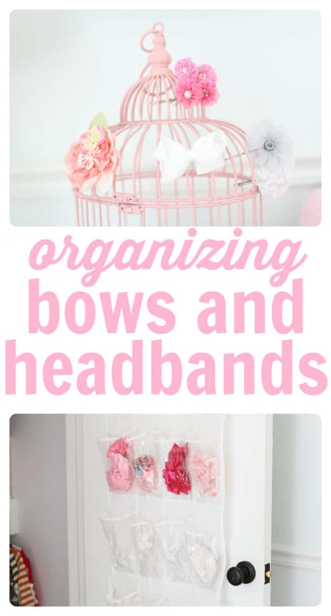 A Solution for Organizing Headbands and Bows