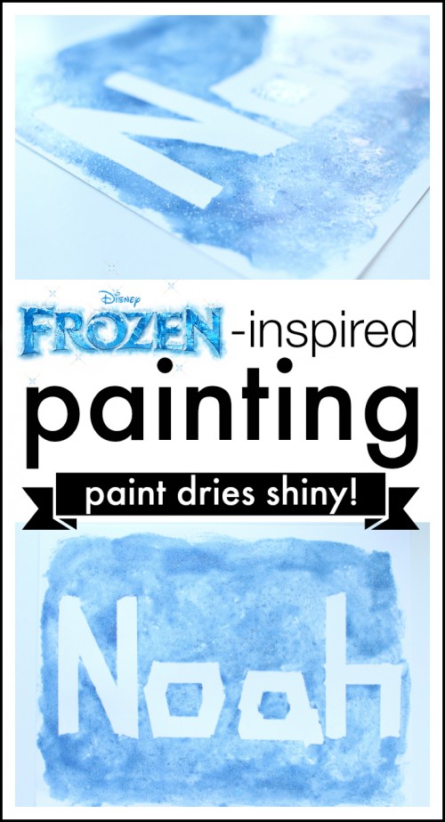 Frozen-inspired painting