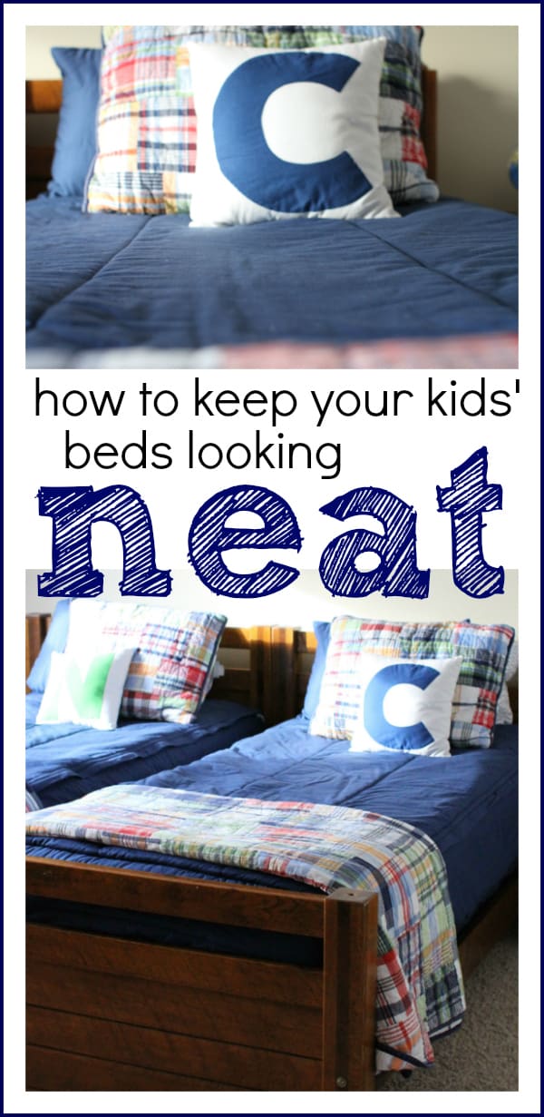 How to Keep Your Kids Beds Looking Neat