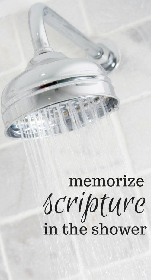 Memorize Scripture in the Shower