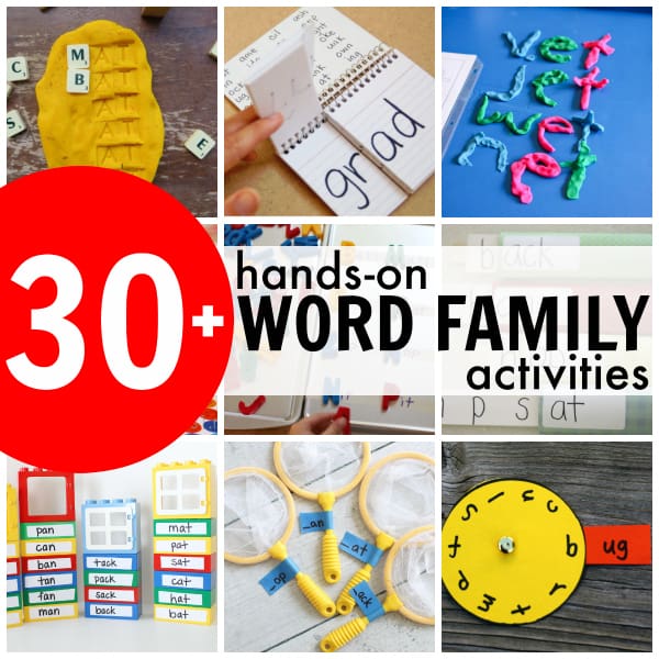 30+ Fun Word Family Activities & Games