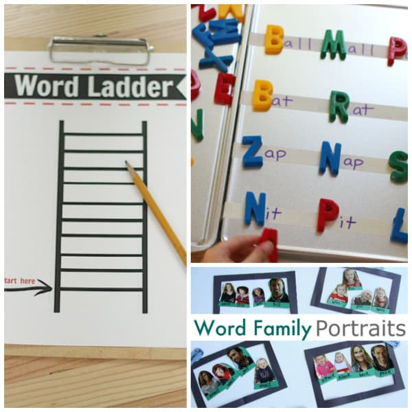 Word Family activities