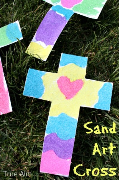 Sand Art Cross