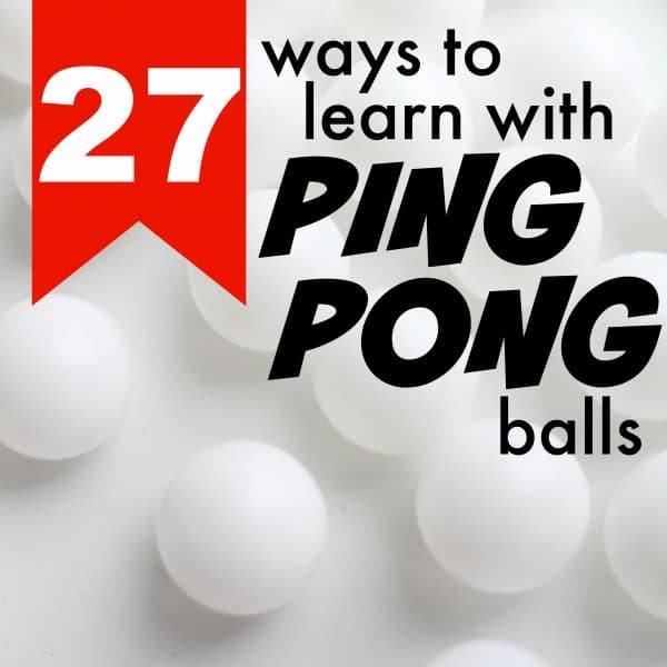 27 Ways to Learn with Ping Pong Balls