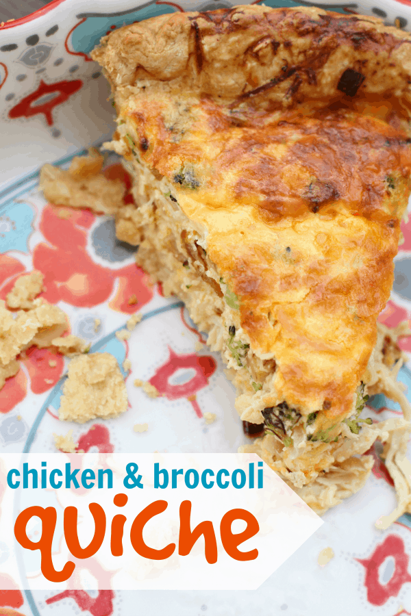Chicken and Broccoli Quiche