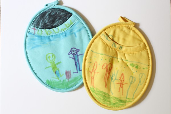 mother's day craft for preschoolers - make a personalized pot holder