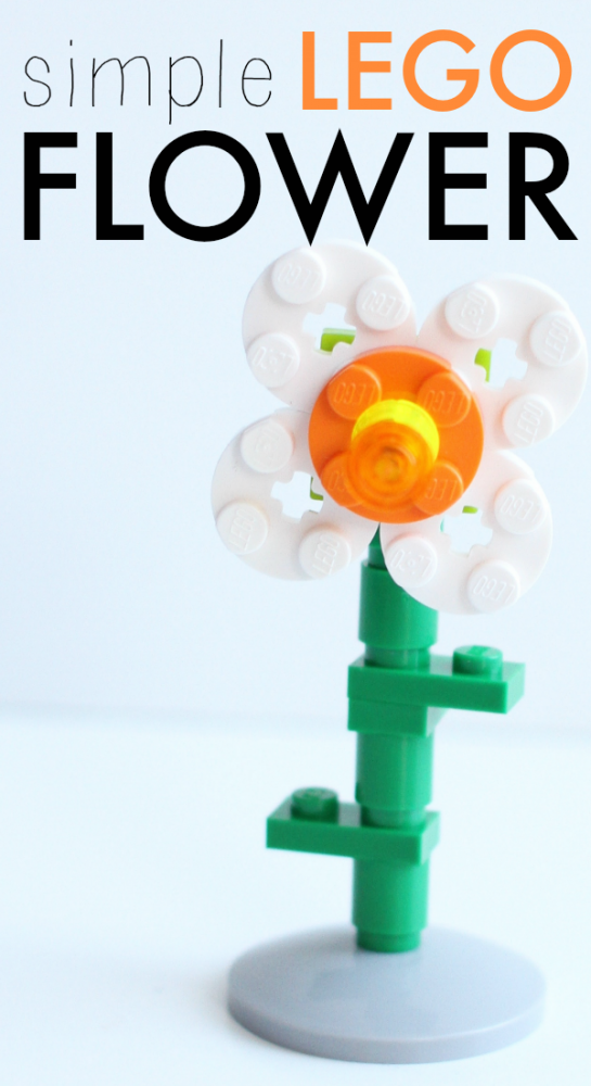 Simple LEGO Flower - I Can Teach My Child!