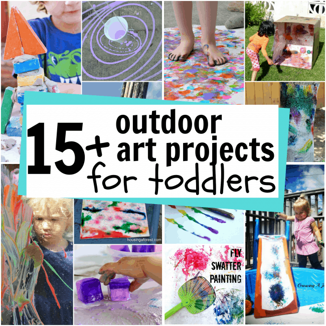 Outdoor Art for Toddlers