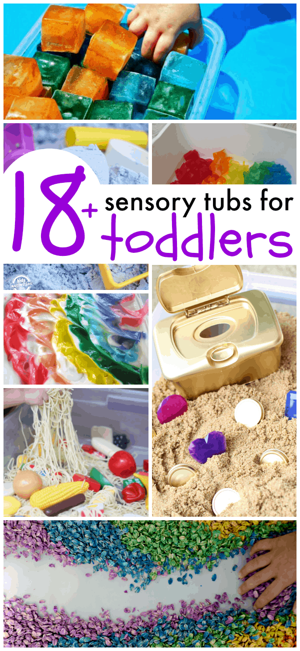 18+ Sensory Tubs for Toddlers (Safe even for the youngest kiddos)