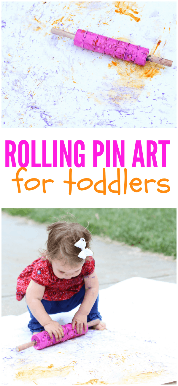 Rolling Pin Art for Toddlers