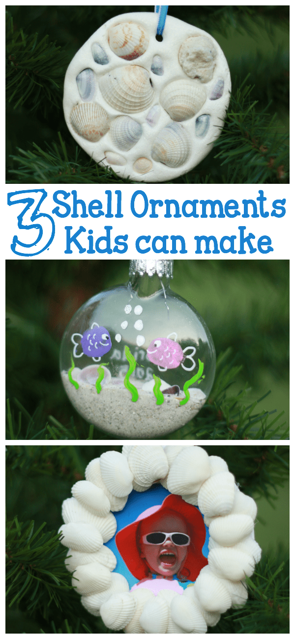 3 Shell Ornaments Kids Can Make
