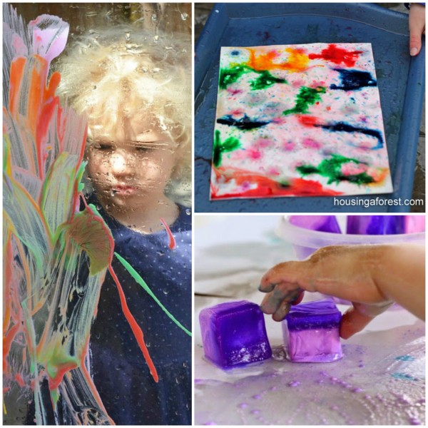 Toddler Art Outdoors