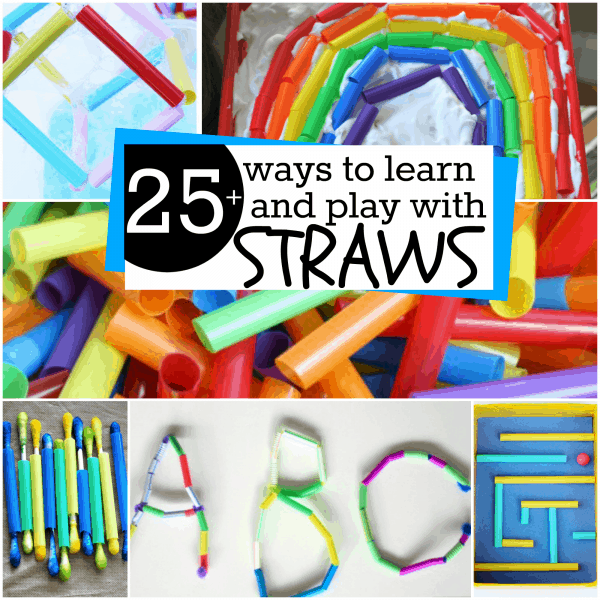 25 plus ways to learn and play with straws
