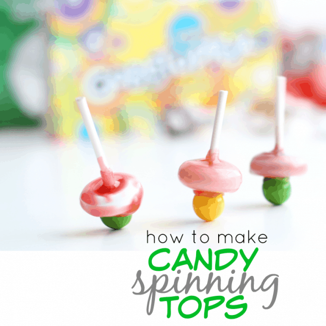 How to Make Spinning Tops out of Candy