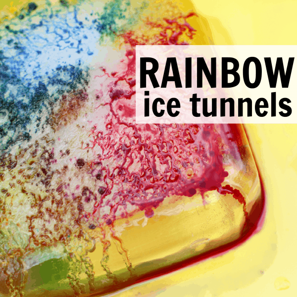 Rainbow Ice Tunnels- the perfect blend of science and art
