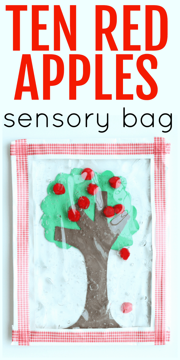 Ten Red Apples Sensory Bag