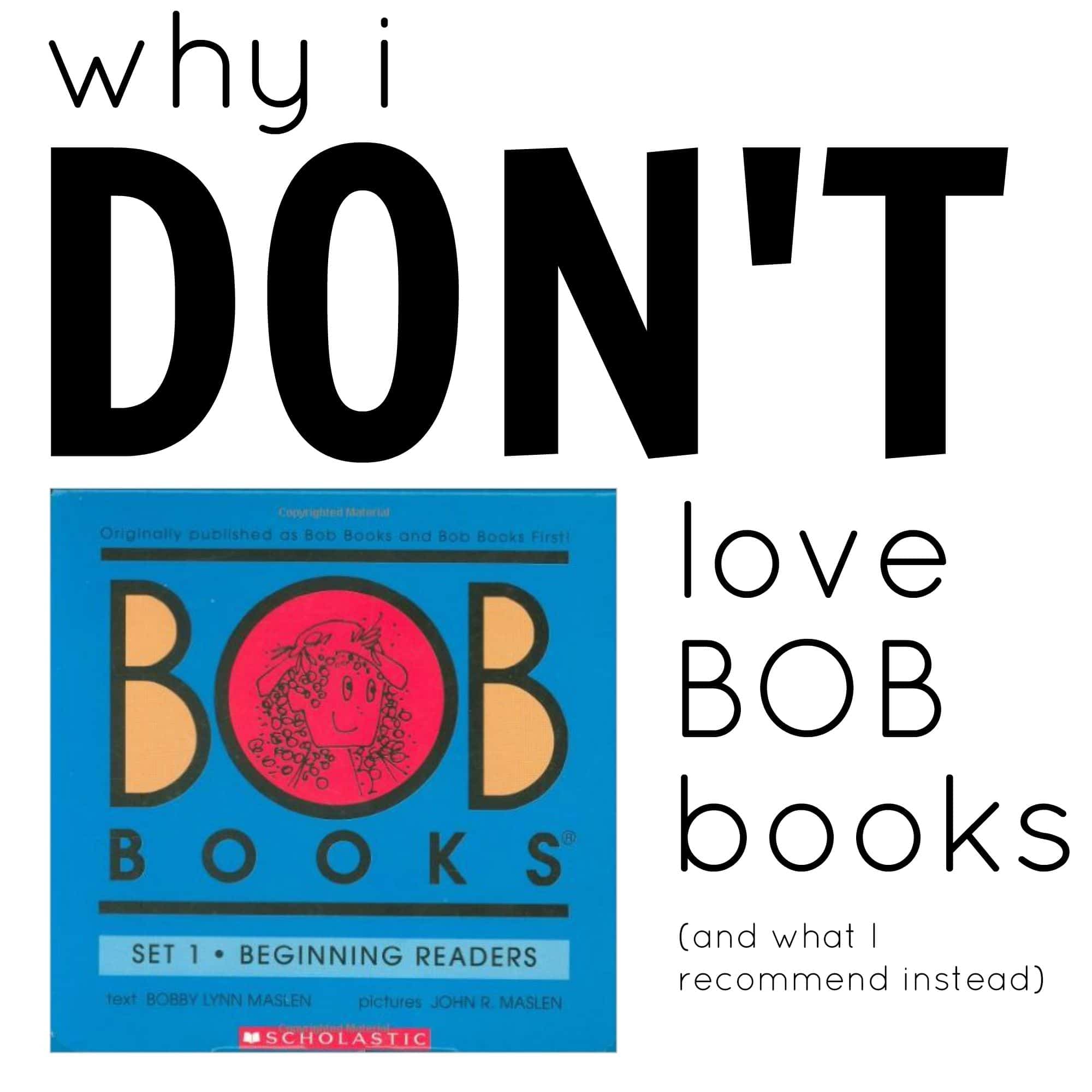 Bob Books Why I Don T Love Them For Reading I Can Teach My Child