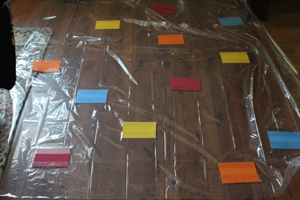 Wipeable and Reusable Learning Mat