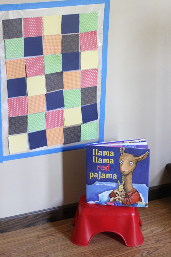 Llama Llama Red Pajama Quilt Color Matching