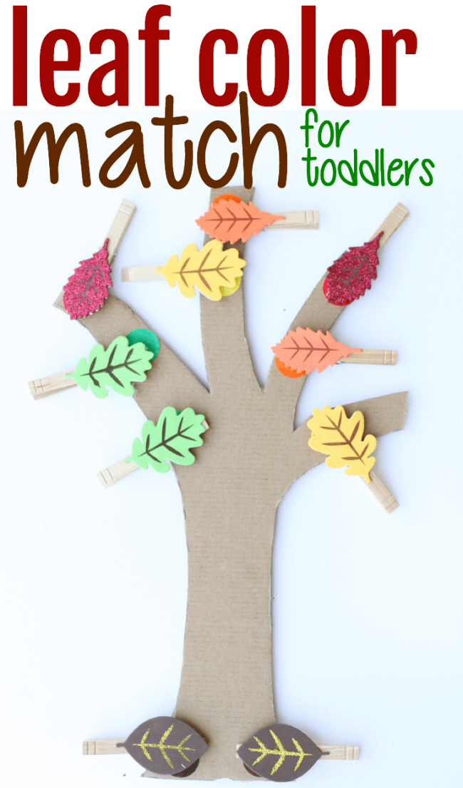 Leaf Color Match for Toddlers