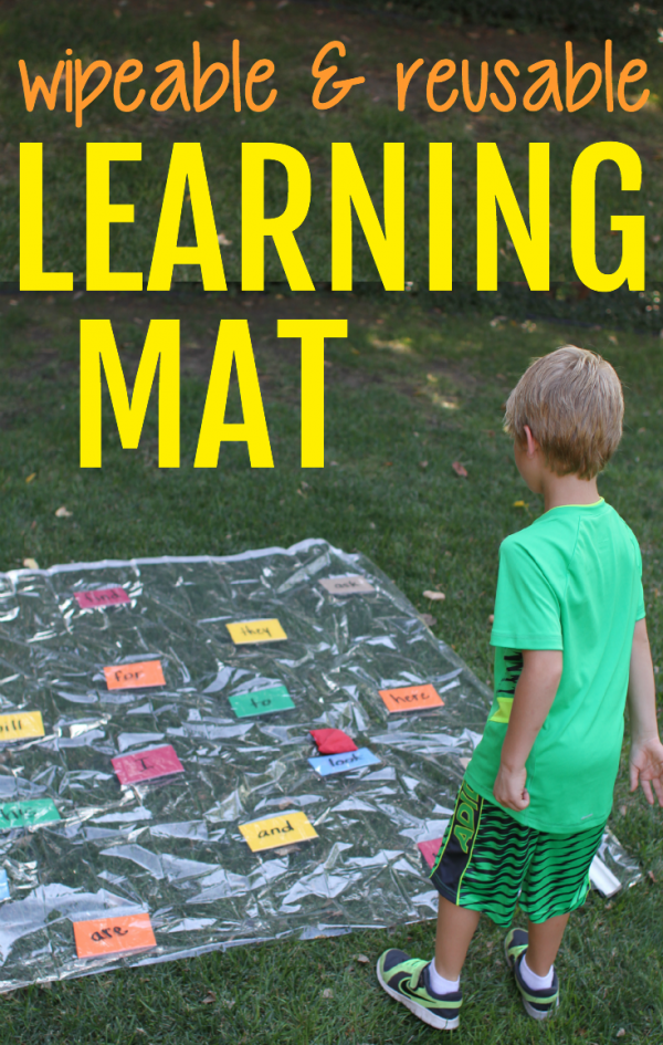 Reusable and Wipeable Learning Mat