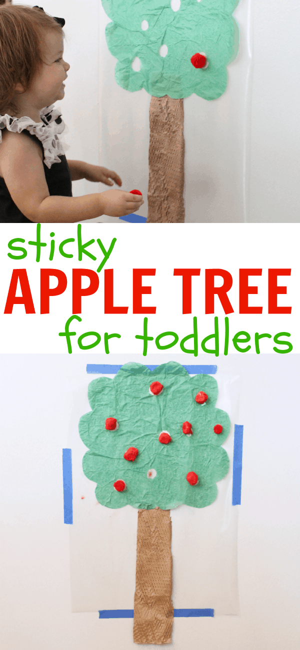Sticky Apple Tree for Toddlers