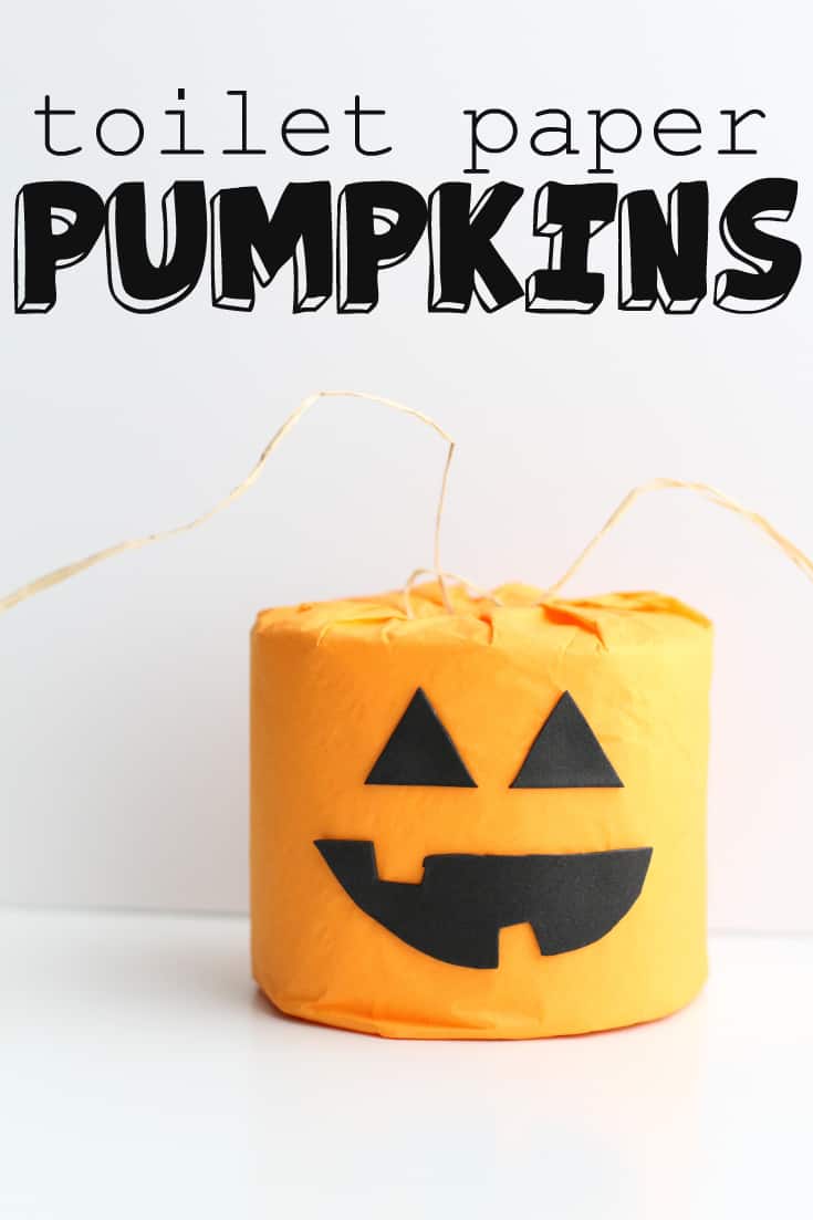 Halloween Kids Craft  Toilet Paper Roll Pumpkin