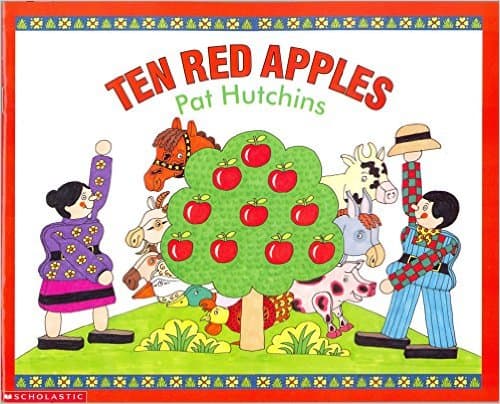 ten red apples