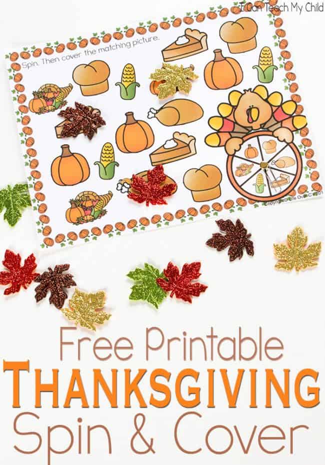 Free Printable Thanksgiving Games for Kids