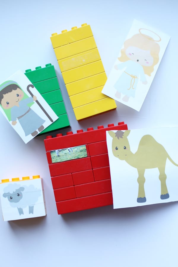 How to Make LEGO Nativity Puzzles