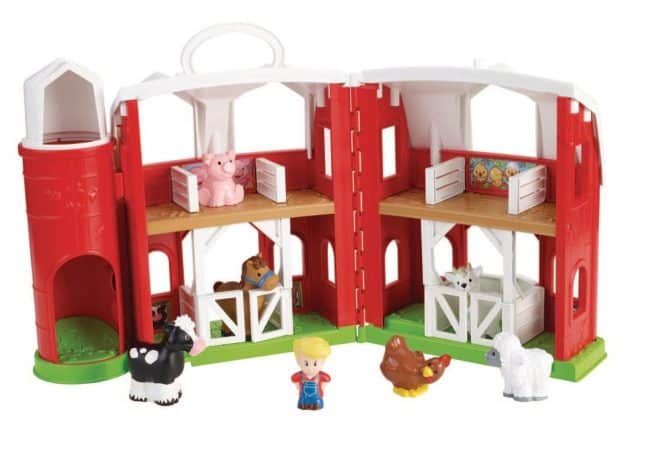 Red Barn and Farm Animals best toddler toys