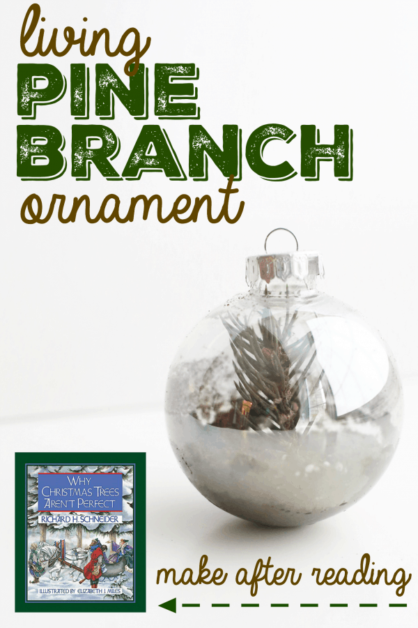 Why Christmas Trees Aren't Perfect Living Pine Branch Ornament