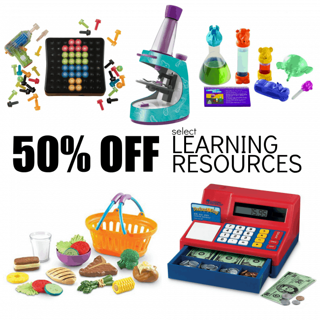 50% Off Learning Resources Toys Today Only (11/19)