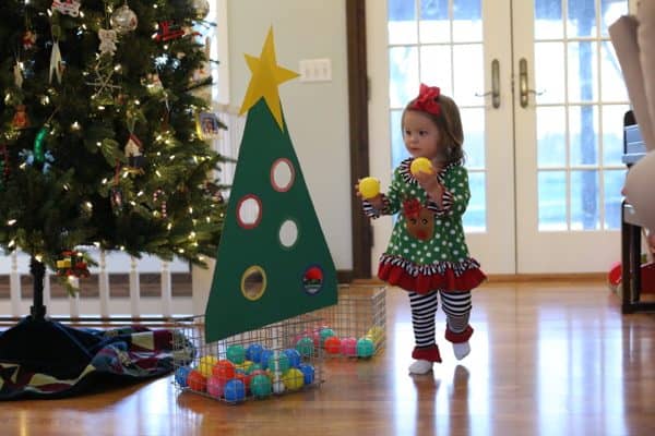 Toddler Christmas Tree Ball Drop