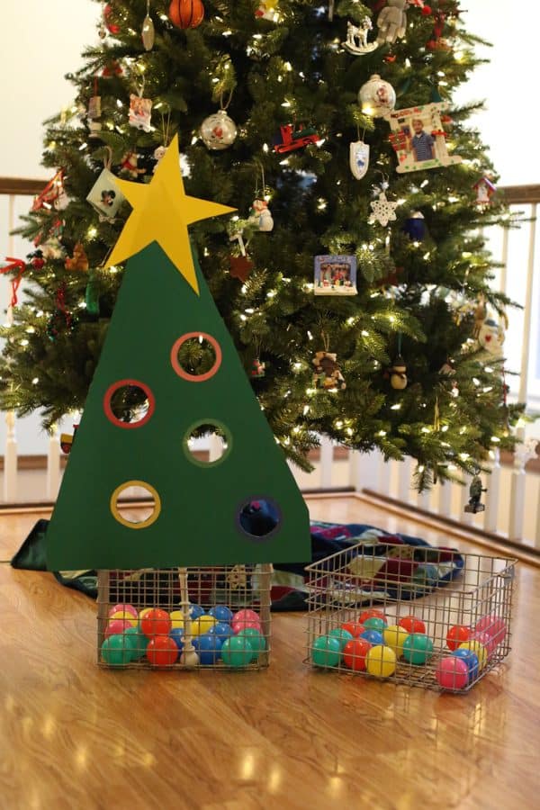 Toddler Christmas Tree Ball Drop