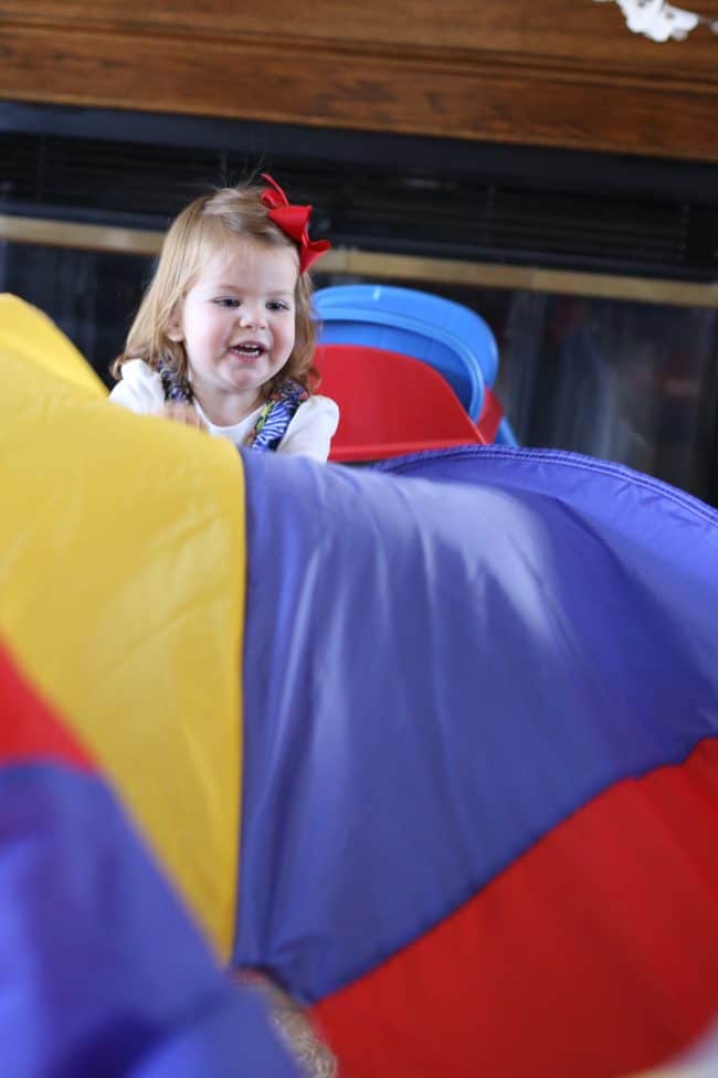 Parachute Play for Toddlers
