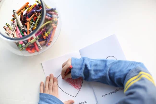 Color Words Printable Book