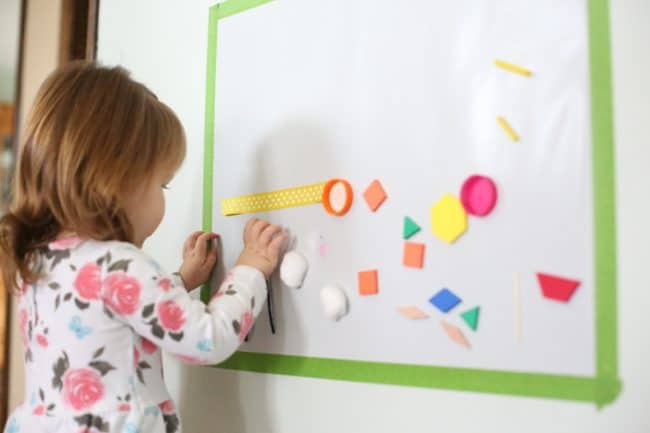 Sticky Mural for Toddlers