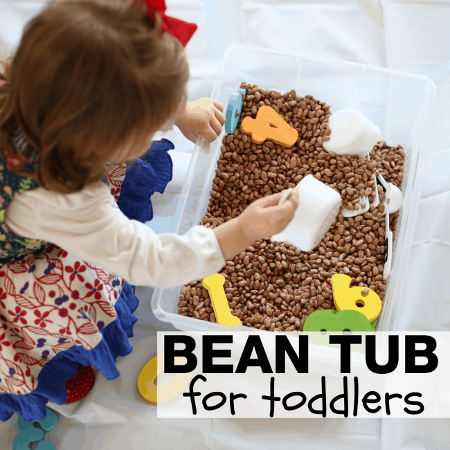 Bean Tub for Toddlers