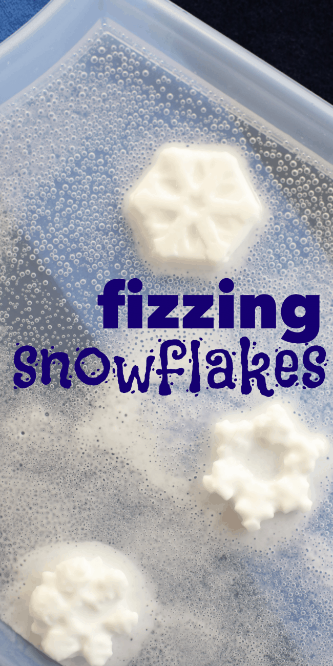 Indoor Activity For Toddlers – Fizzing Snowflakes