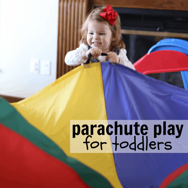 Fun with Parachutes for Toddlers