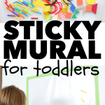 Sticky Mural for Toddlers