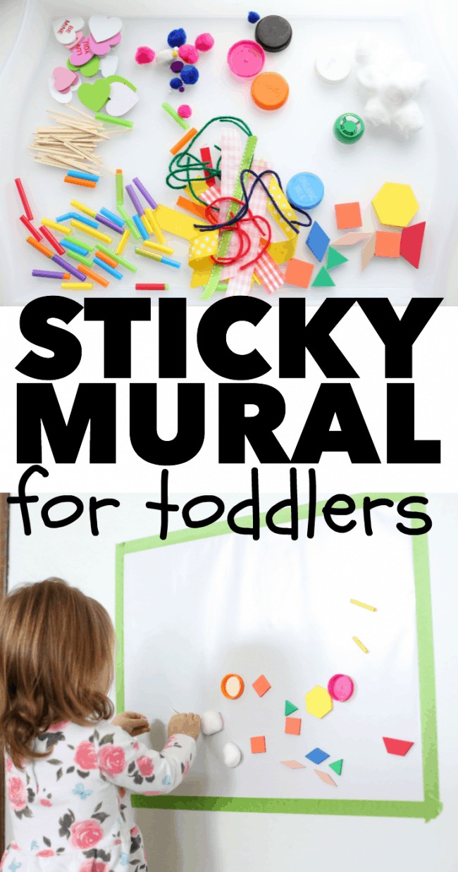 Sticky Mural for Toddlers