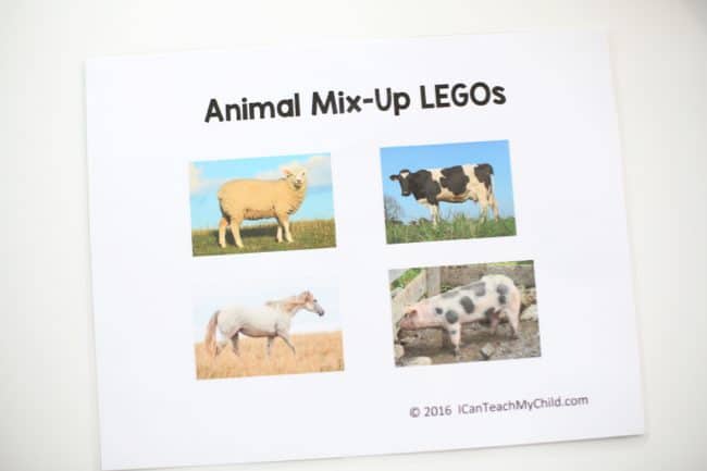 Animal Mix-Up LEGOs